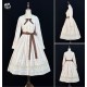 Miss Point Forest Picture Book 3.0 Lantern Sleeve Short and Long Sleeve OP(Reservation/3 Colours/Full Payment Without Shipping)